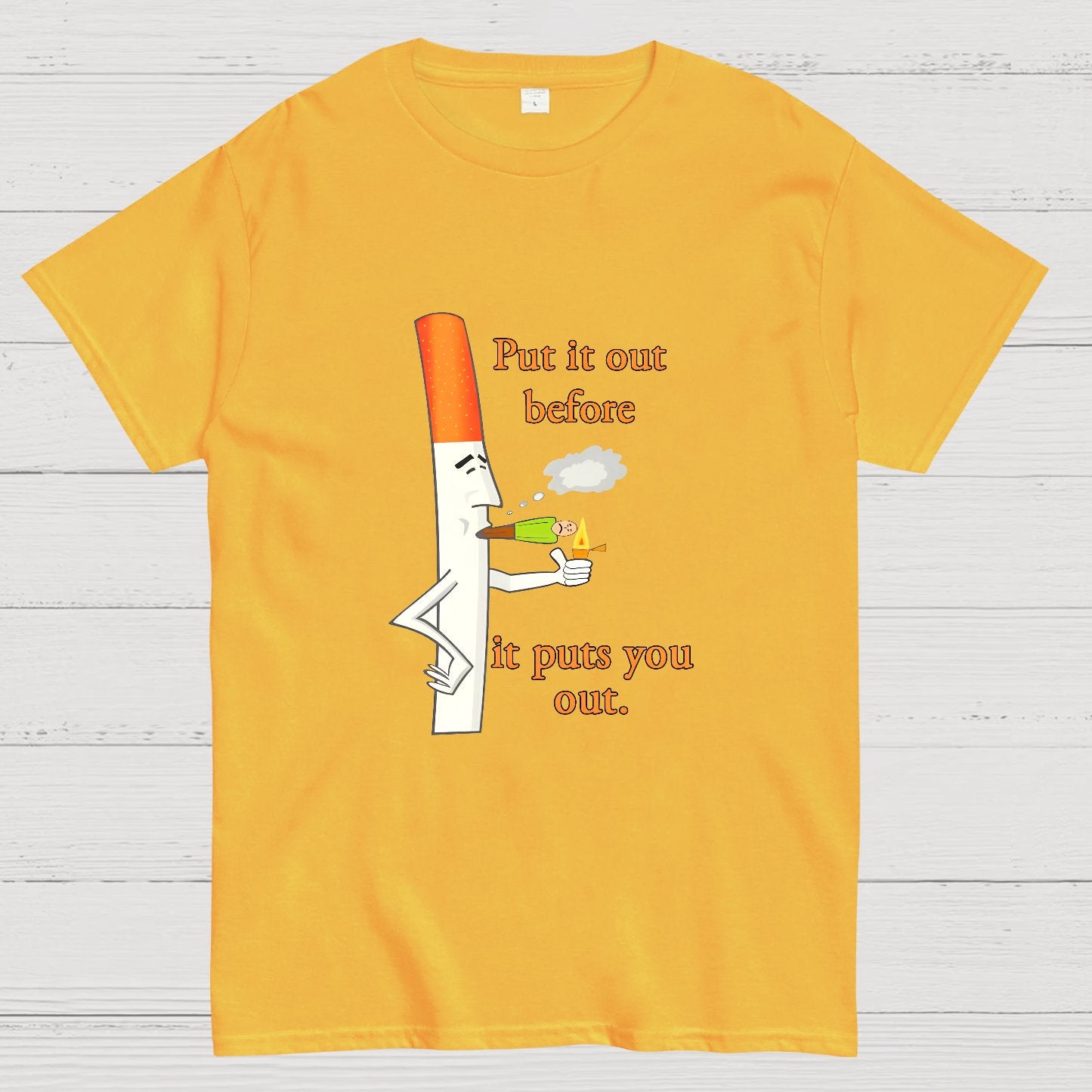 Put It Out Before It Puts You Out Geeky T-Shirt