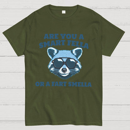 Are You A Smart Fella Or Fart Smella Geek T-Shirt