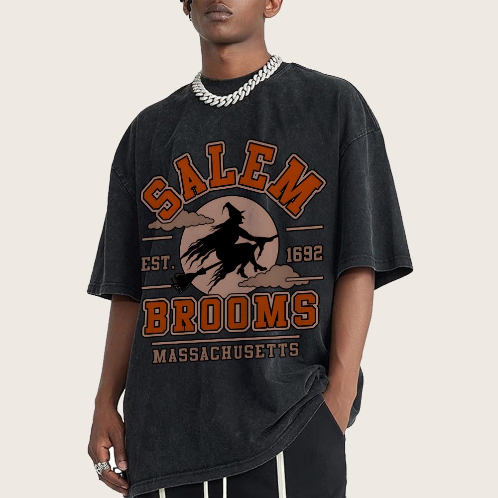 SALEM BROOMS Vintage Distressed T-shirt