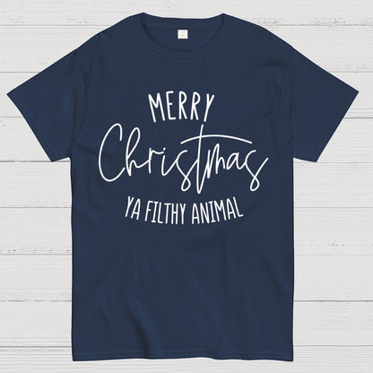 Merry Christmas Ya Filthy Animal Geek T-Shirt