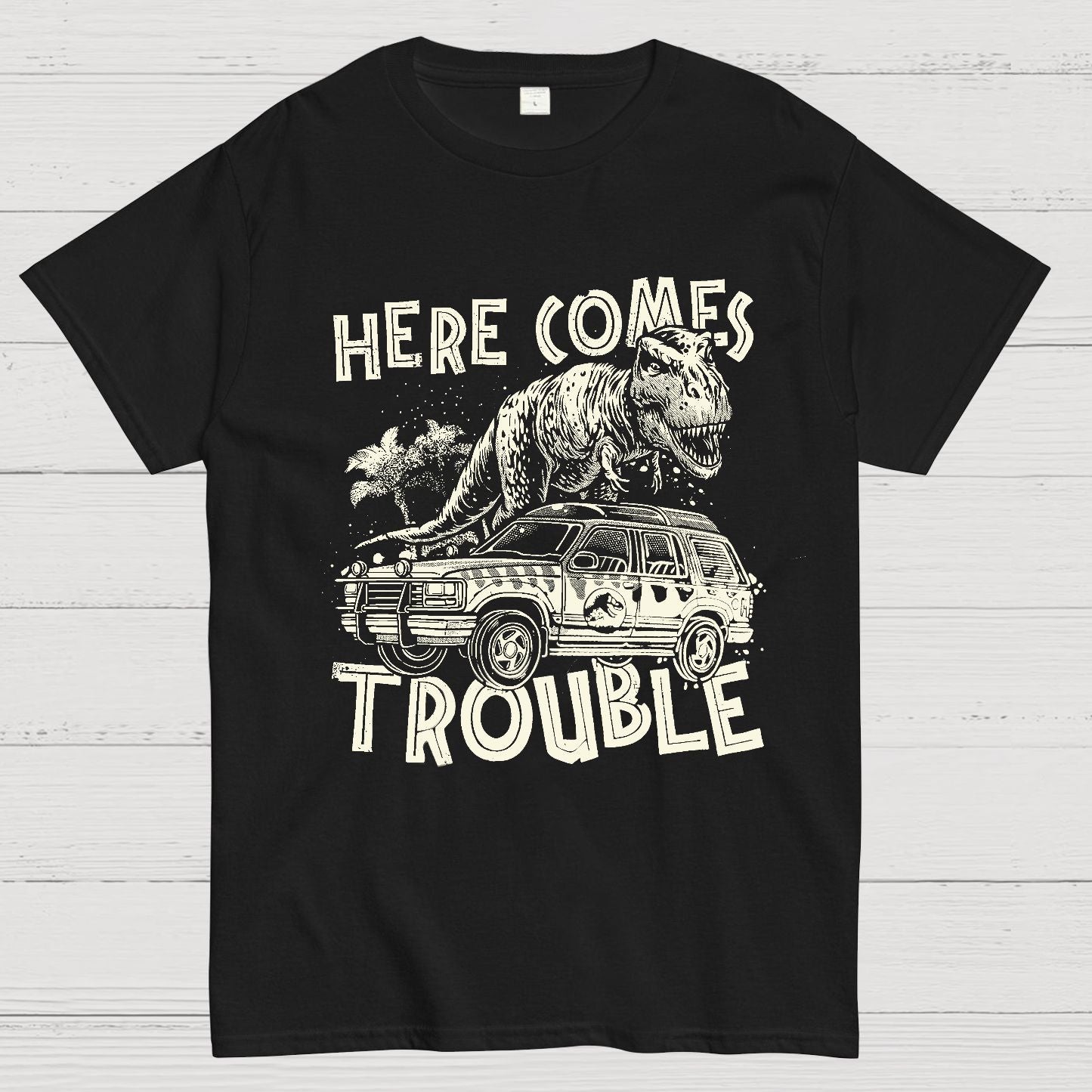 Here Comes Trouble Geek T-Shirt