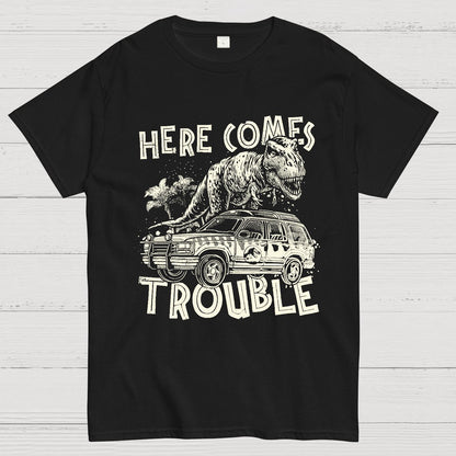 Here Comes Trouble Geek T-Shirt