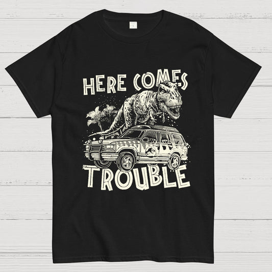 Here Comes Trouble Geek T-Shirt