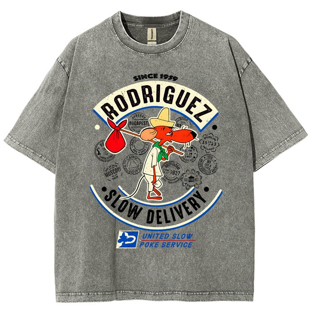 Slowpoke Delivery Service Vintage Distressed T-shirt