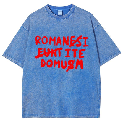 Romani Ite Domum Vintage Distressed T-shirt
