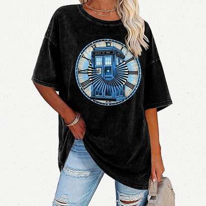 Time Travel in a box Vintage Distressed T-shirt