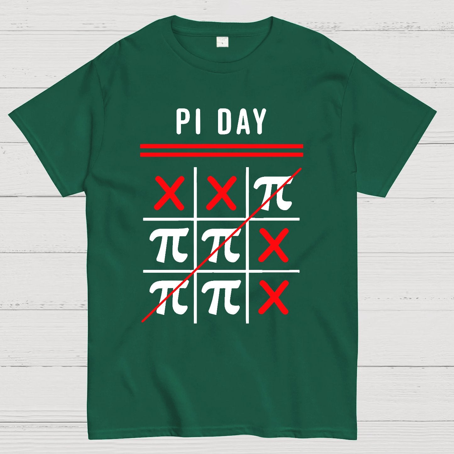 3.14 Tic-Tac-Toe Noughts And Crosses Happy Pi Day Geek T-Shirt