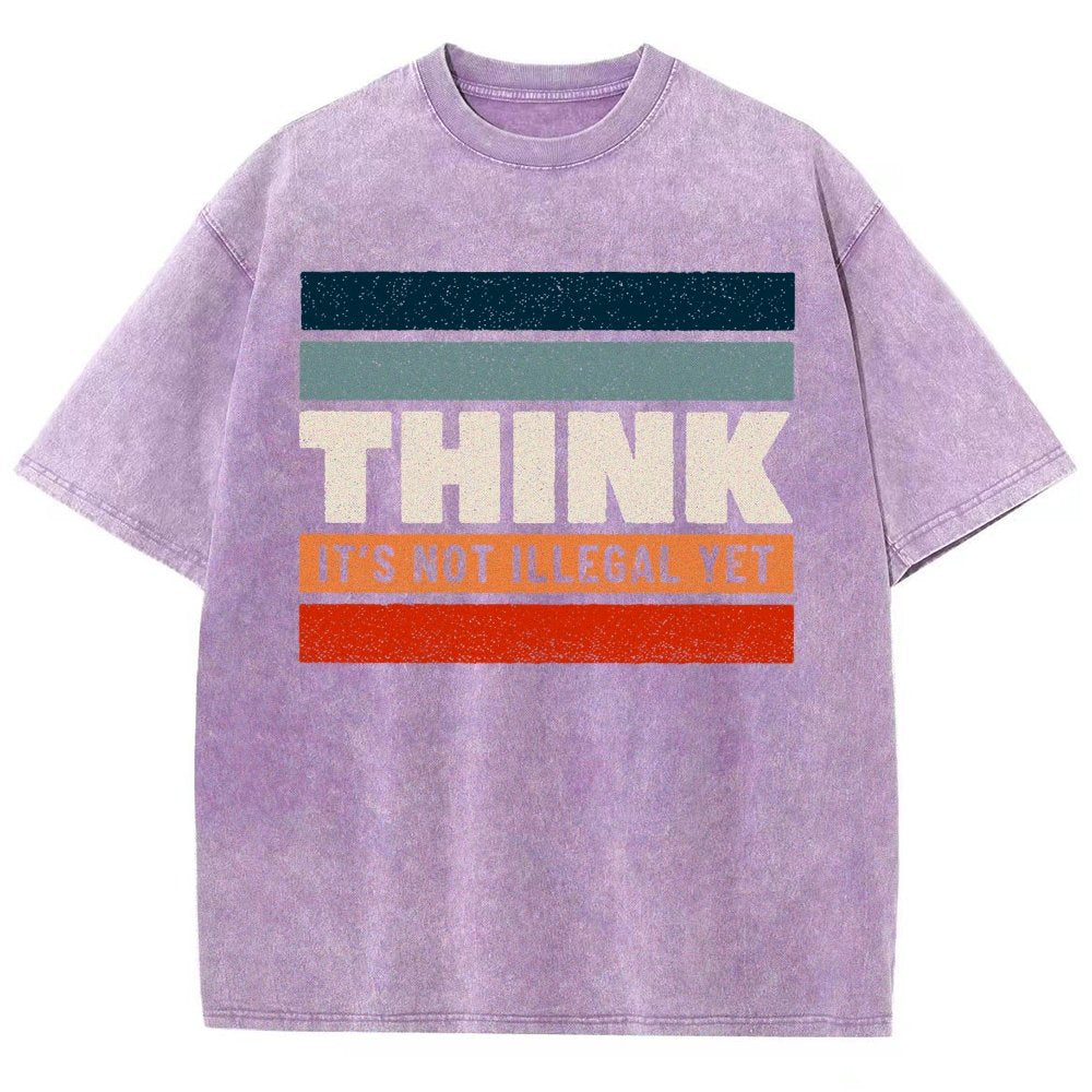 Think – Still Legal Vintage Distressed T-shirt
