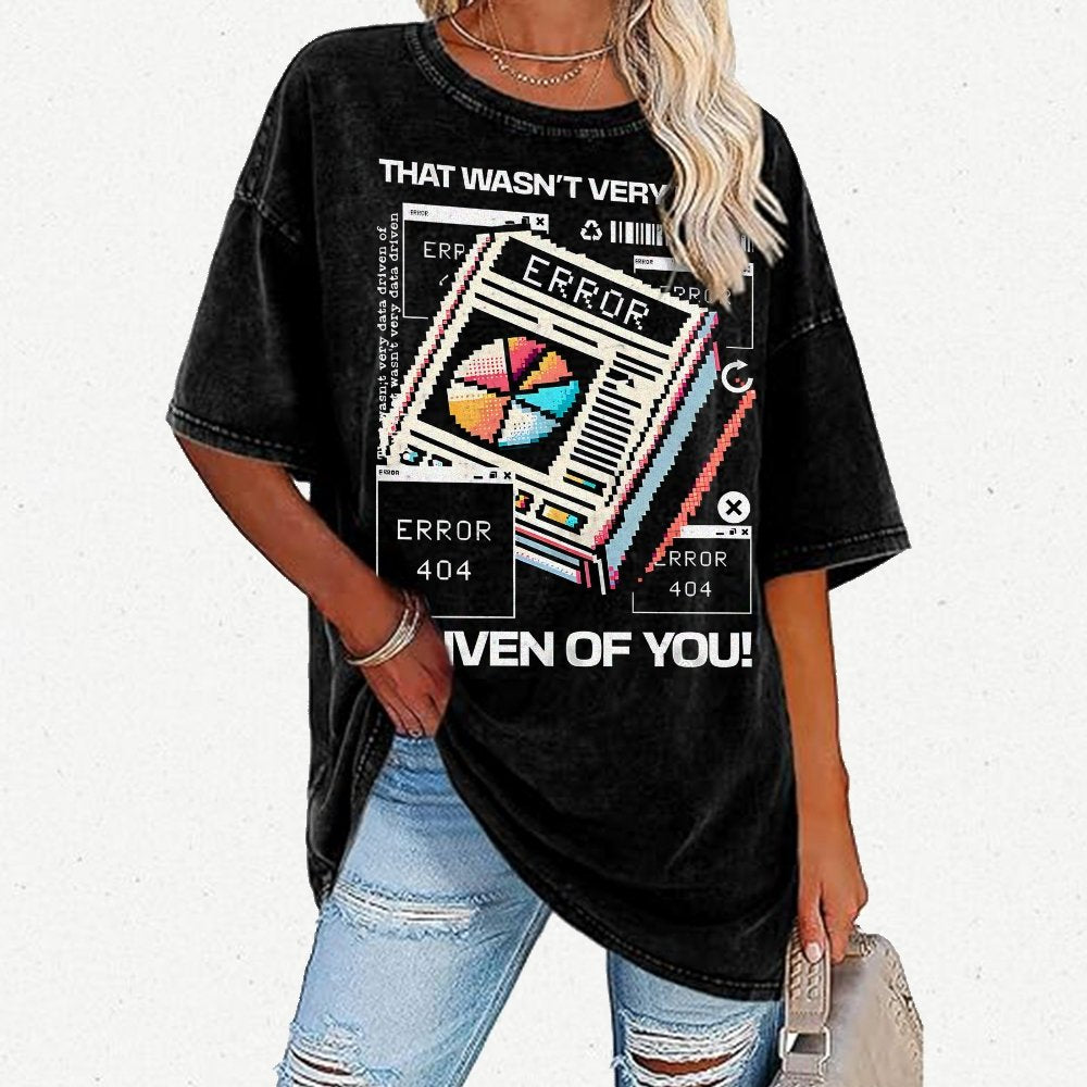 That Wasn't Very Logic Based Of You Funny Vintage Distressed T-shirt