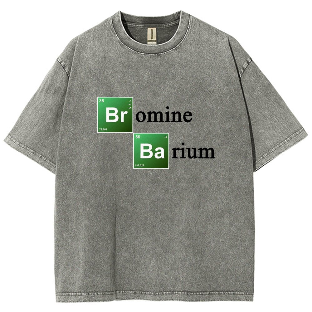 Chemical Adventure Bromine Barium Vintage Distressed T-shirt