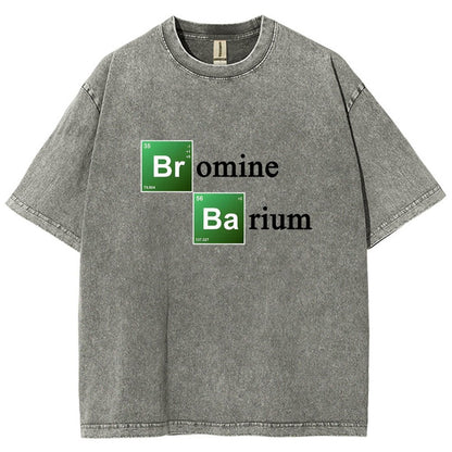 Chemical Adventure Bromine Barium Vintage Distressed T-shirt