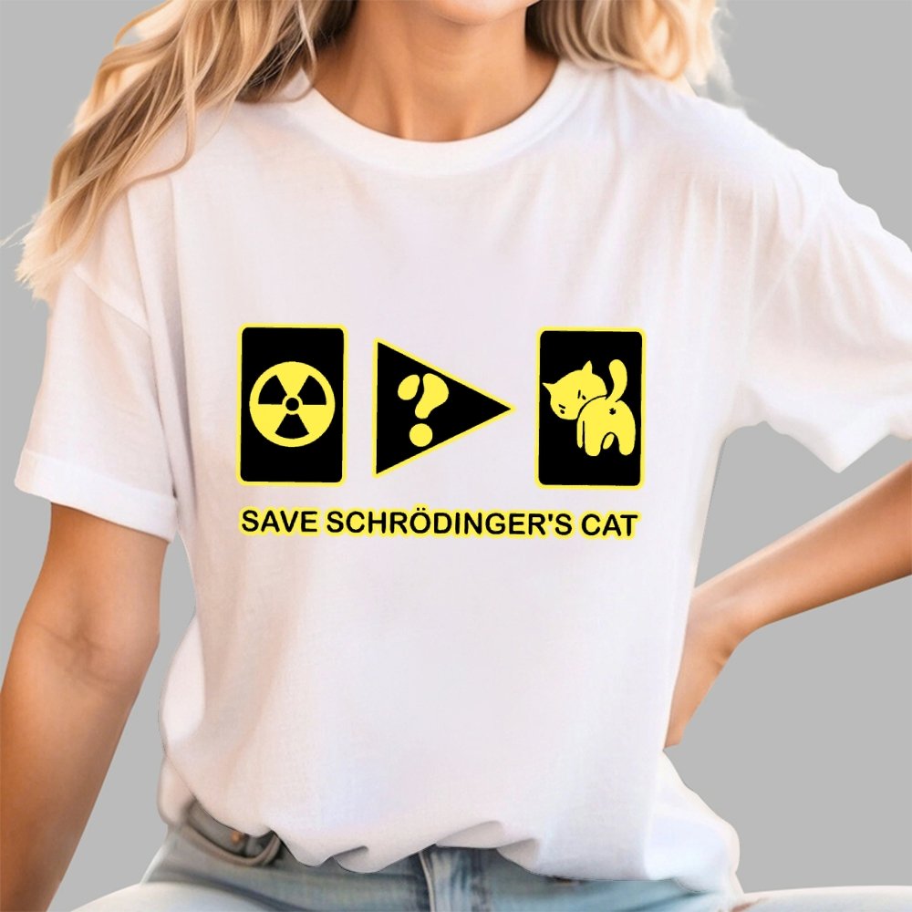 Save Schrodinger's Cat Geek T-Shirt
