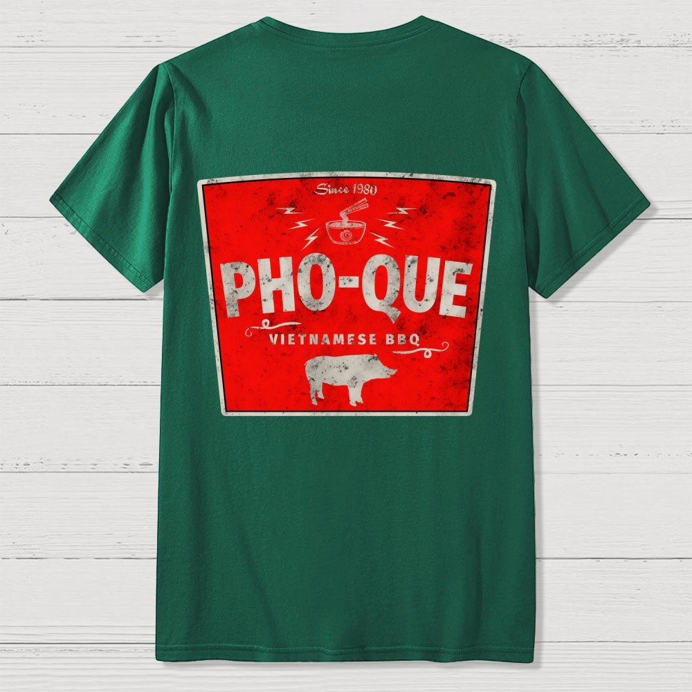 Pho Que Back Printing Geek T-Shirt