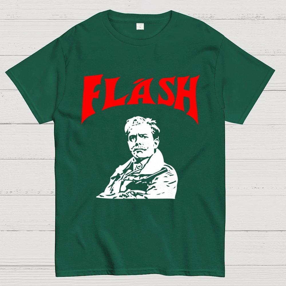 Mystery Hero Flash Spoof Ringer Unisex Geek T-Shirt