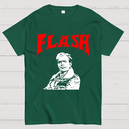 Mystery Hero Flash Spoof Ringer Unisex Geek T-Shirt