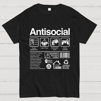 Antisocial Label Geek T-Shirt