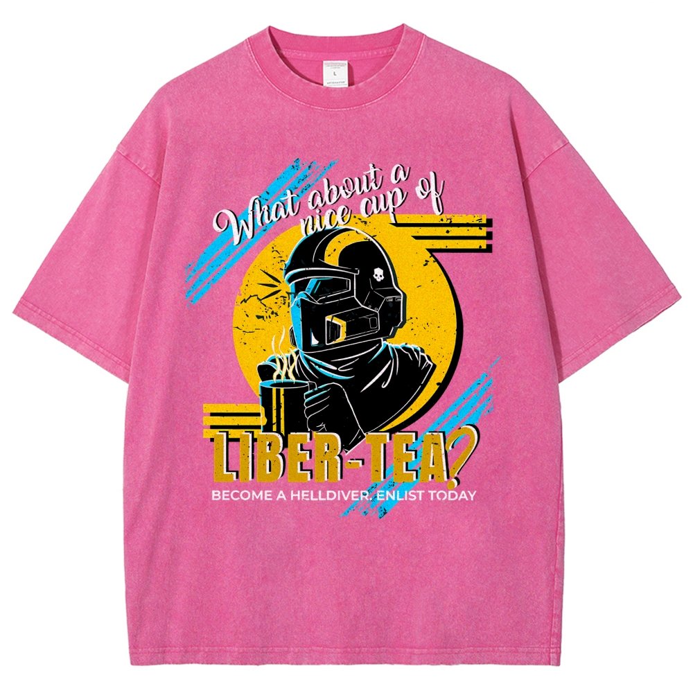 What About A Cup Of Liber-Tea Vintage Distressed T-shirt