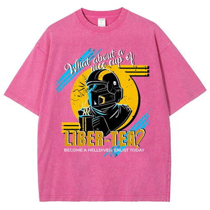 What About A Cup Of Liber-Tea Vintage Distressed T-shirt