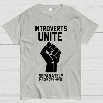 Introverts Unite Nerd Geek T-Shirt