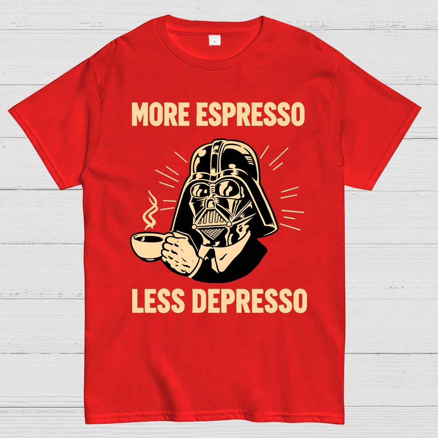 More Espresso Less Depresso Geek T-Shirt