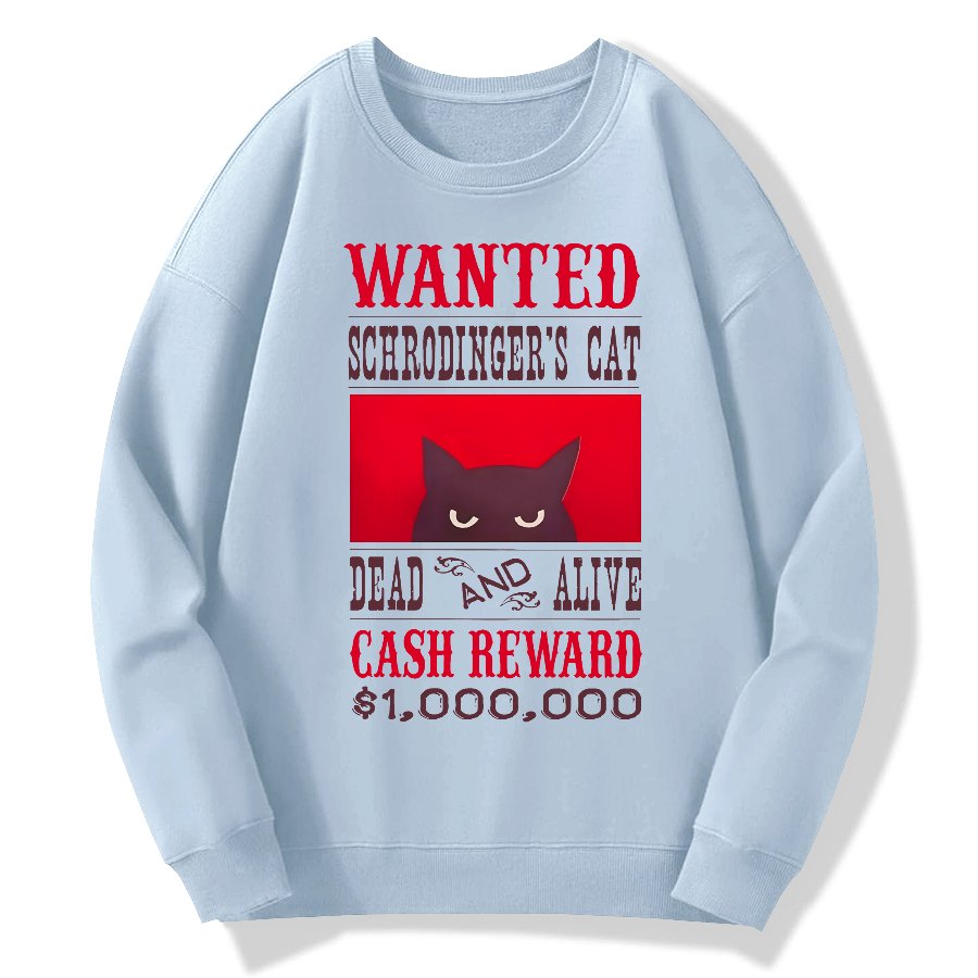 Schrodinger's Cat Geek Cotton Sweatshirt