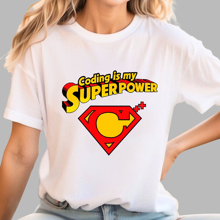 Coding Is My Superpower Geek T-Shirt