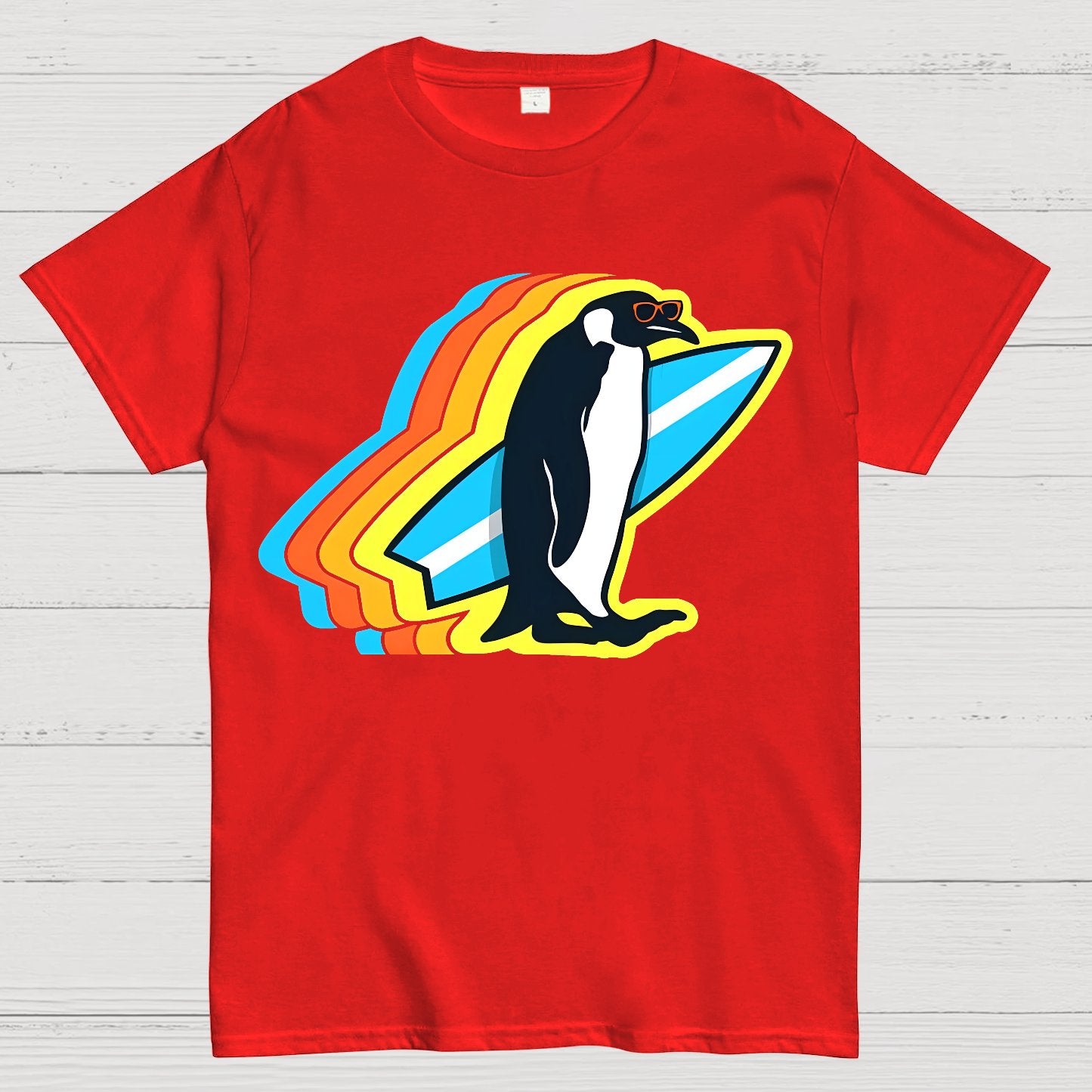Surf Antarctica Geek T-Shirt