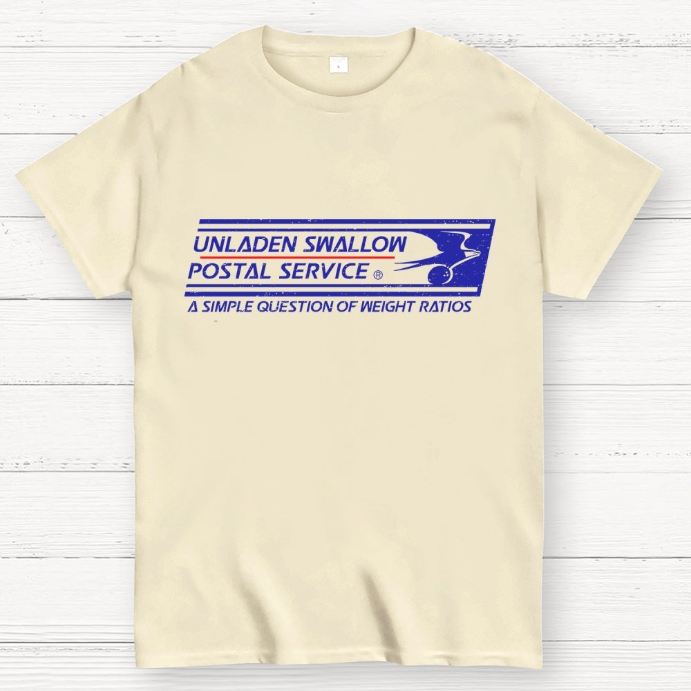 Unladen Swallow Postal Service Geek T-Shirt