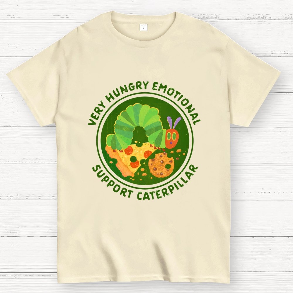 Emotional Support Caterpillar Geek T-Shirt