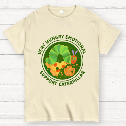 Emotional Support Caterpillar Geek T-Shirt