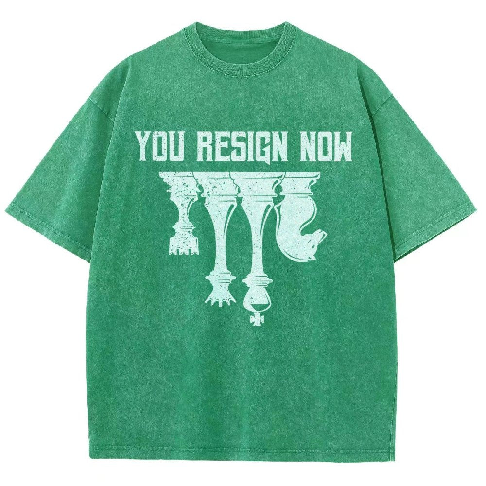 Chess You Resign Now Vintage Distressed T-shirt