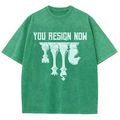 Chess You Resign Now Vintage Distressed T-shirt