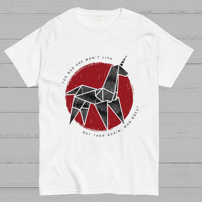 Origami Unicorn Geeky T-Shirt