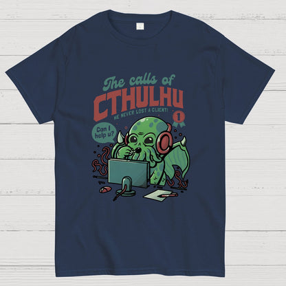 Cthulhu Customer Service Geek T-Shirt