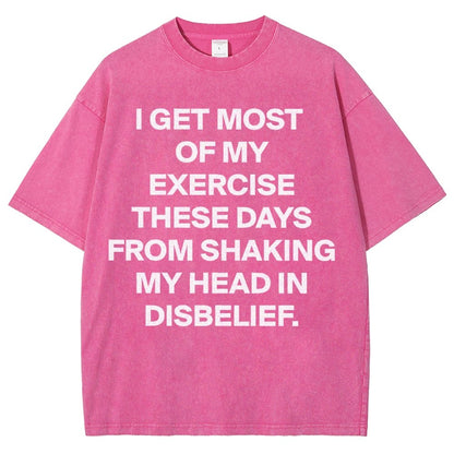 Shaking My Head Sarcastic Vintage Distressed T-shirt