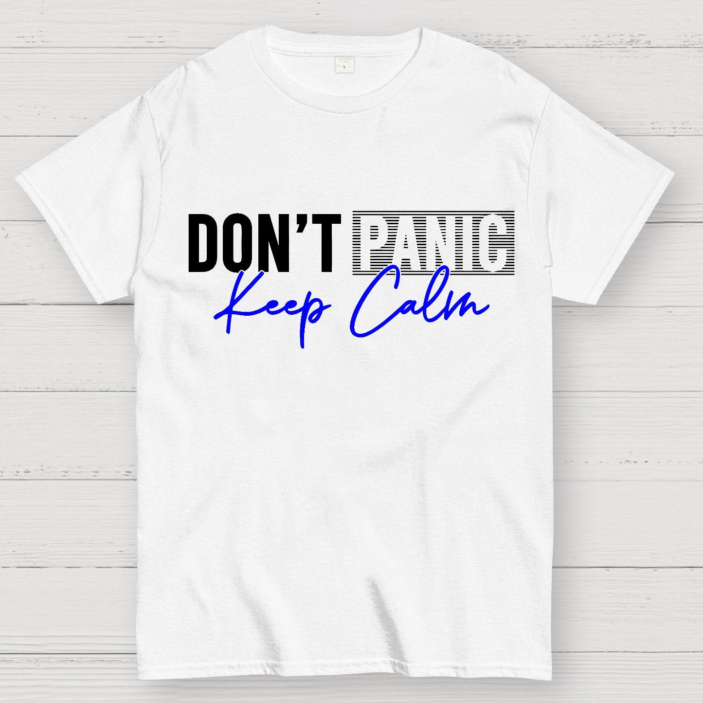 Don't Panic Keep Calm Geek T-Shirt
