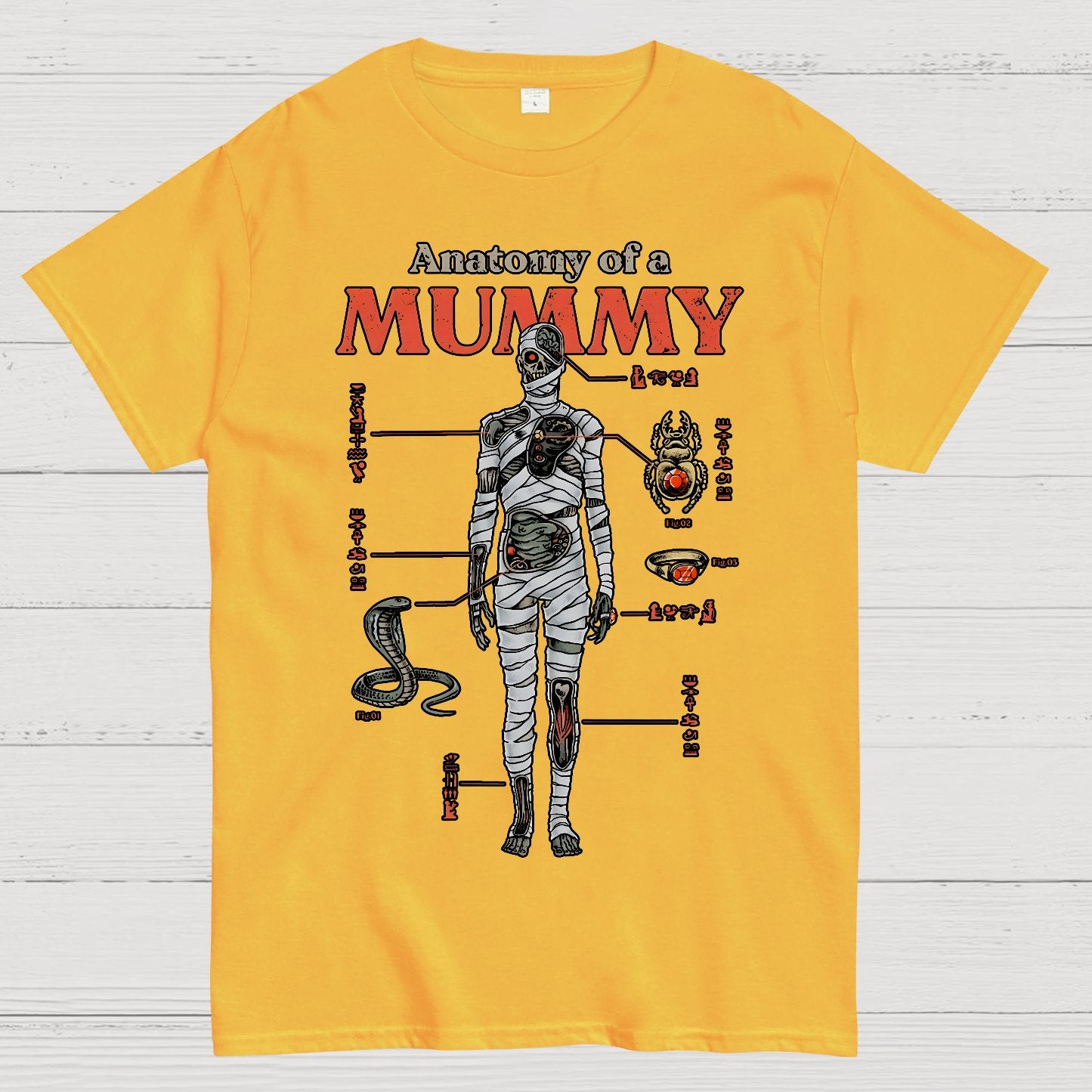 Mummy Anatomy Geek T-Shirt