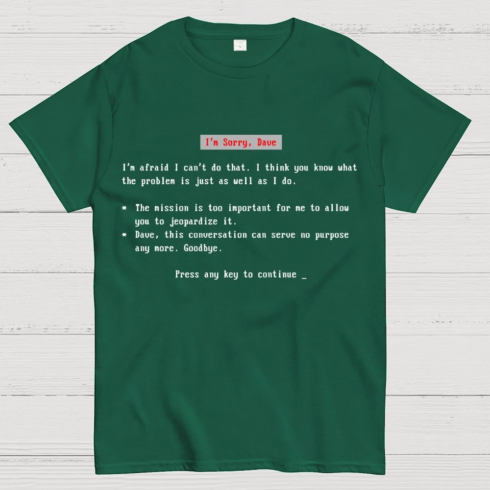Blue Screen of HAL Geek T-Shirt