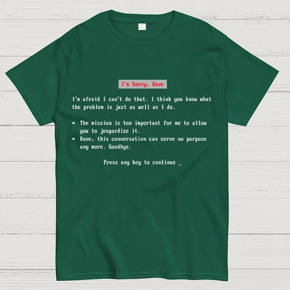 Blue Screen of HAL Geek T-Shirt