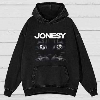 Cosmic Kitty  Vintage Distressed Hoodie