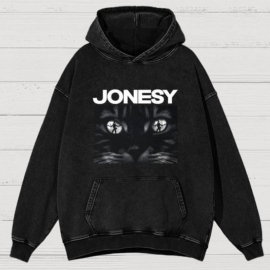 Cosmic Kitty  Vintage Distressed Hoodie