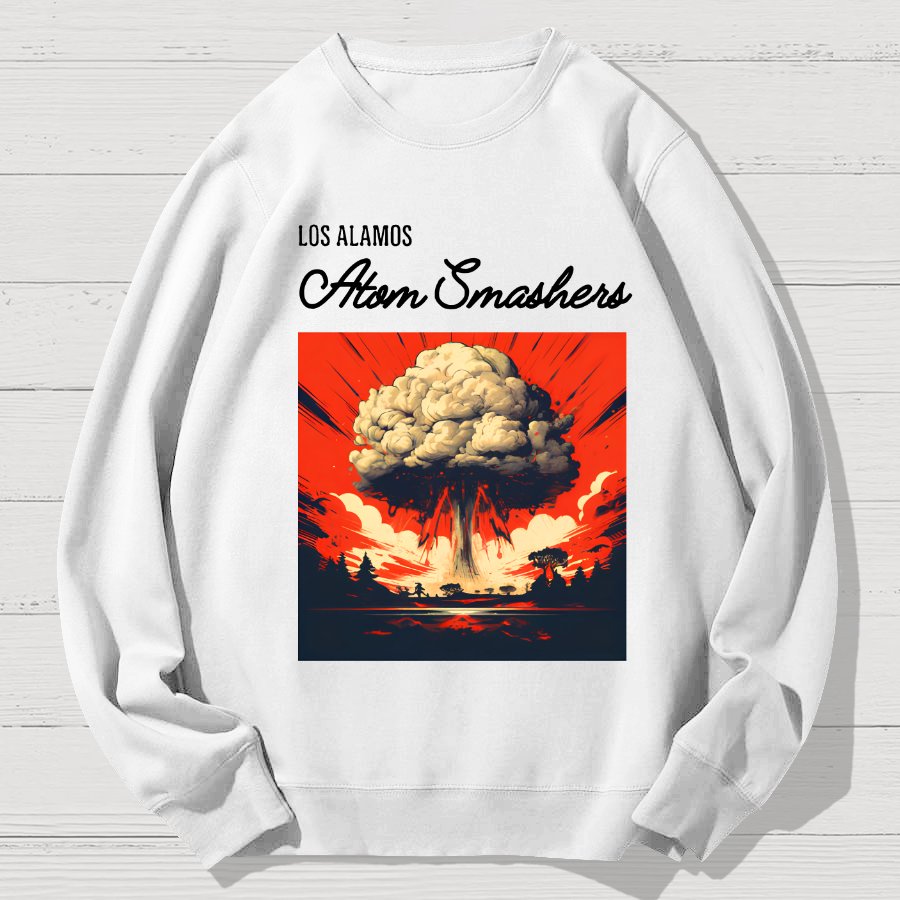 Los Alamos Atom Smashers Geek Cotton Sweatshirt