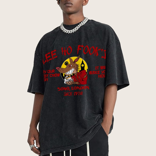 Lee Ho Fooks Soho London Since 1978 Vintage Distressed T-shirt
