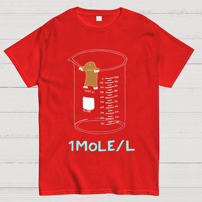 Ute One Mole Per Liter Chemistry Avogadros Day Geek T-Shirt