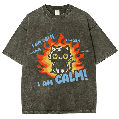 I Am Not Stressed! I Am Calm Vintage Distressed T-shirt