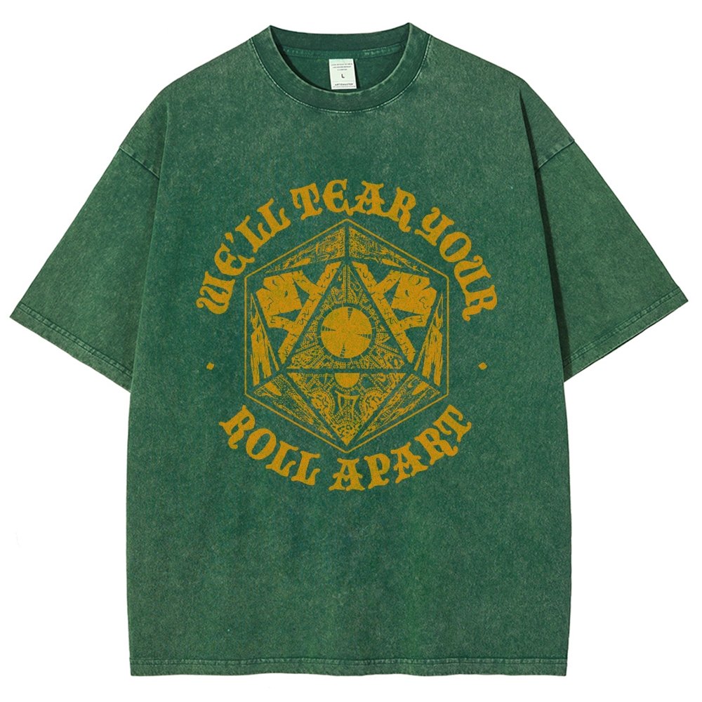Lament D20 Vintage Distressed T-shirt