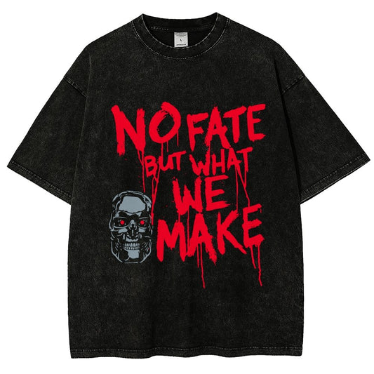 No Fate! Vintage Distressed T-shirt