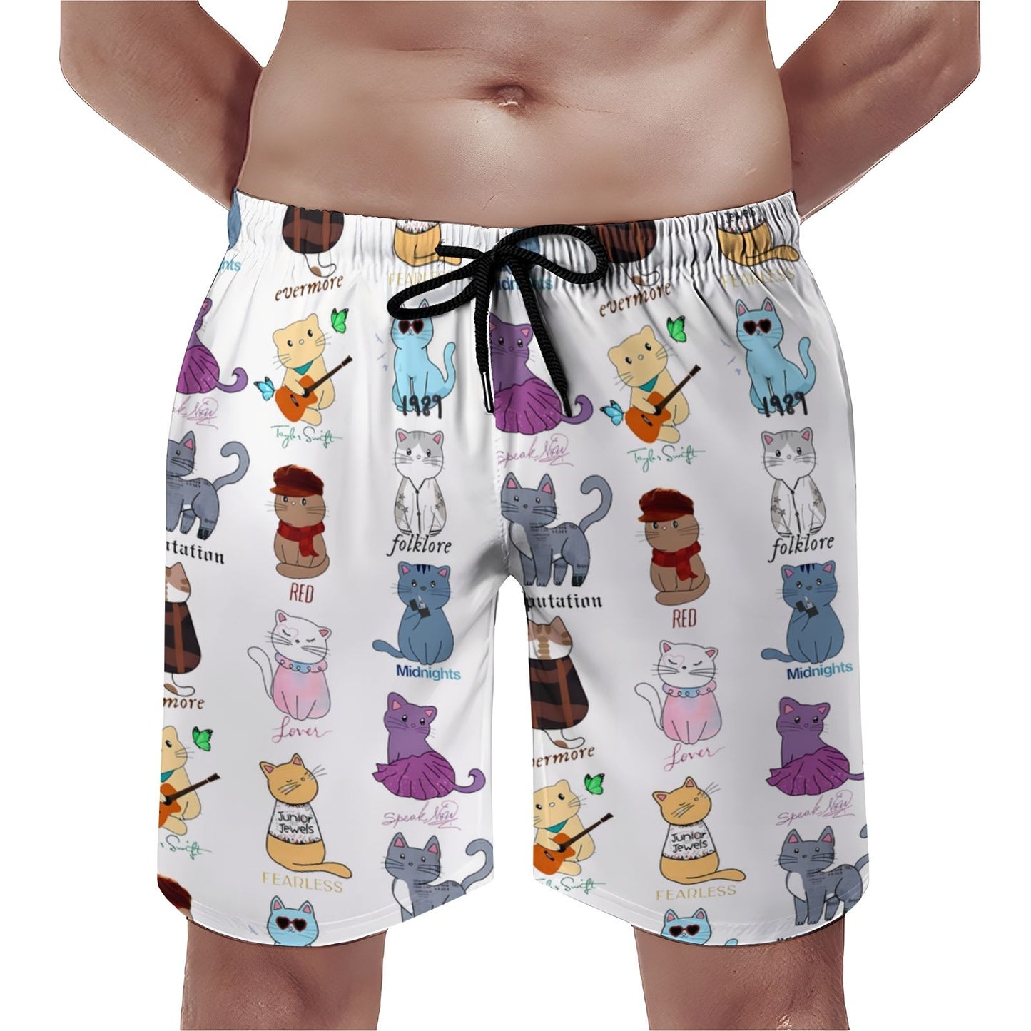 Cat Party Geek Shorts