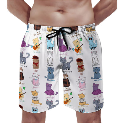 Cat Party Geek Shorts