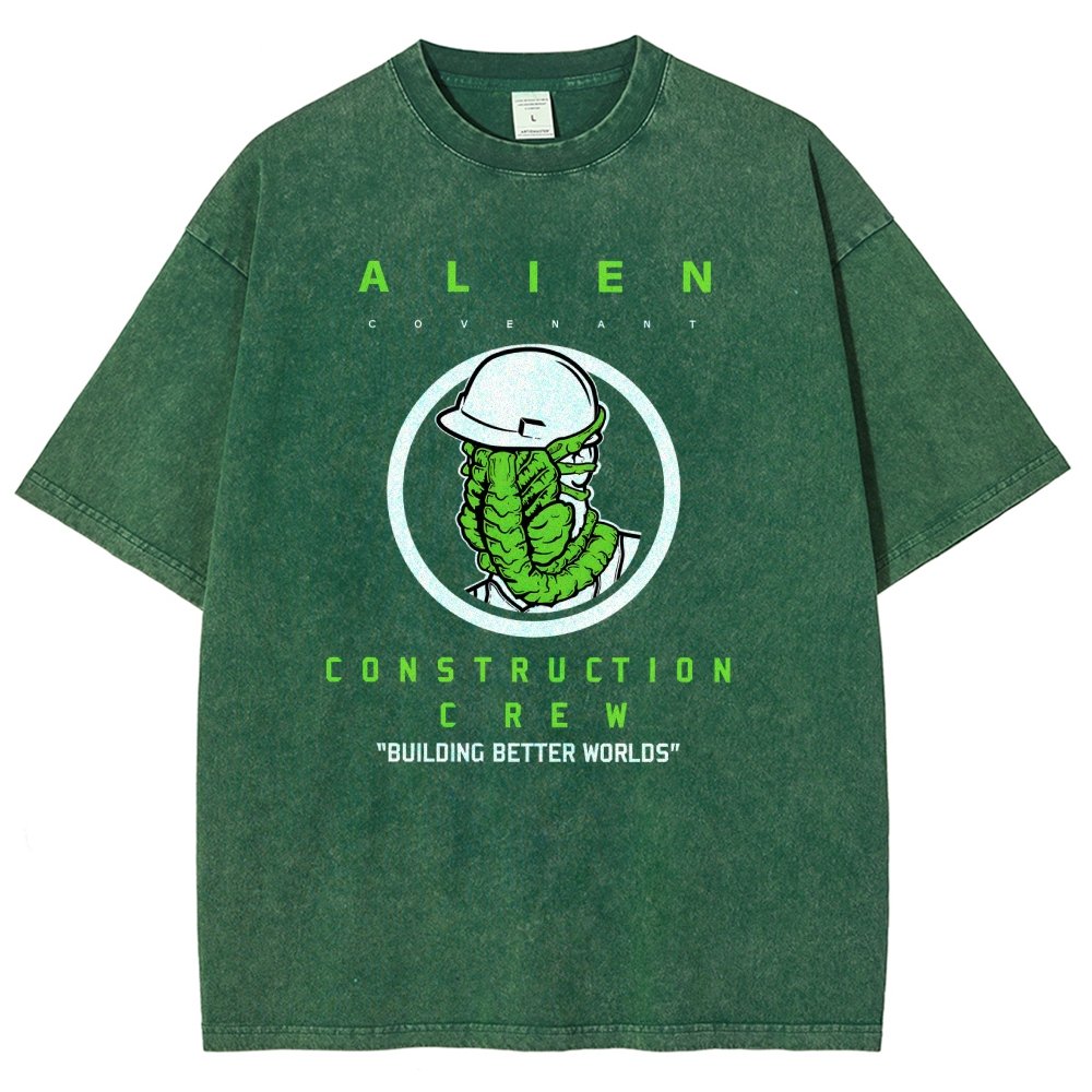 Mystery Construction Company Vintage Distressed T-shirt
